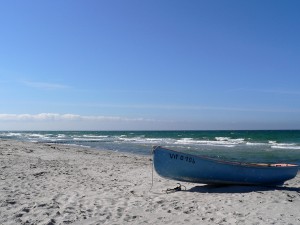 Boot am Strand